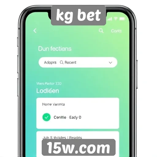 experiência do usuário no kg bet em dispositivos móveis